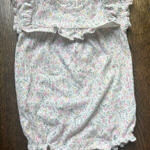 Janie and Jack Floral Baby Romper